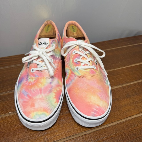 Vans Era Sneakers Womens 11 Pink Tie Dye Low Top Lace Up Shoes Streetwear Skater - Picture 4 of 11